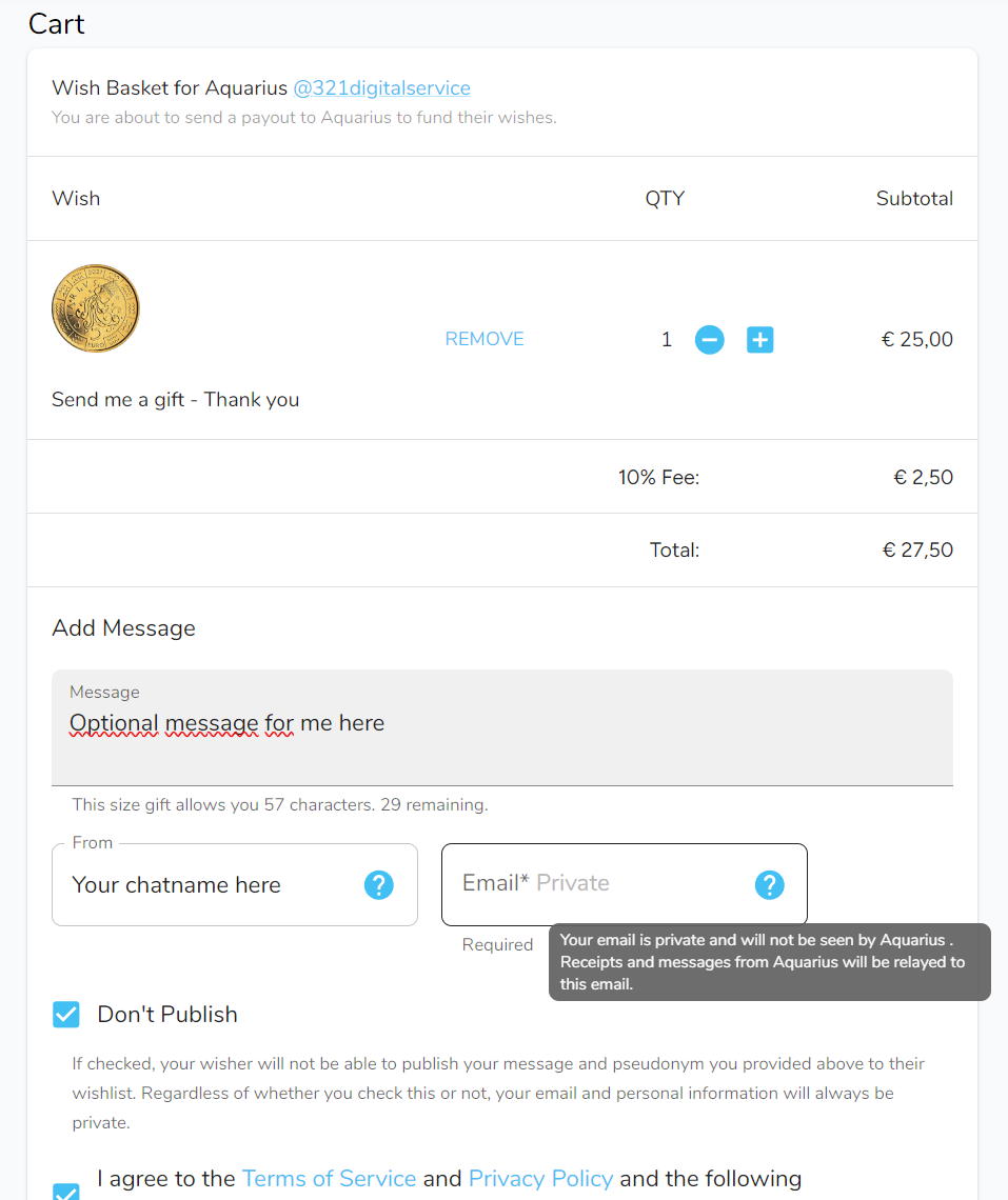 Gay and sissy donation